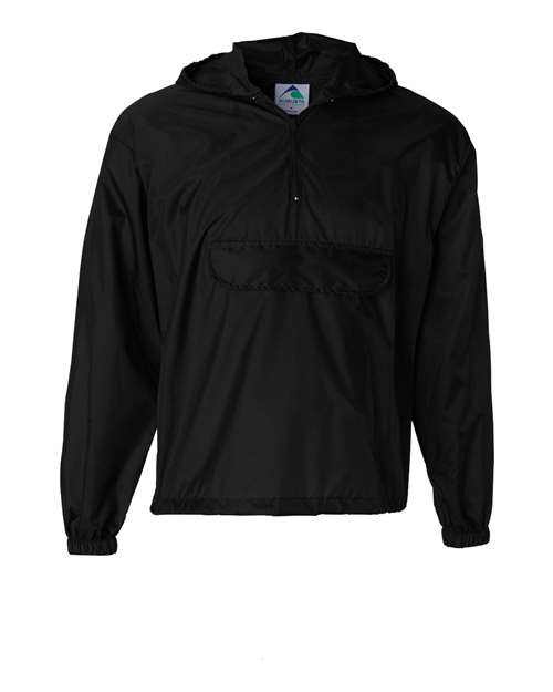 Augusta Sportswear 3130 — Unisex Packable Half-Zip Hooded Pullover Jacket
