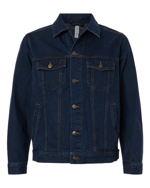 Harriton M75 — Unisex Cooper Denim Jacket