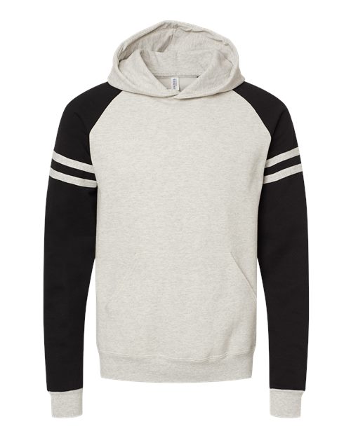JERZEES 97CR — Unisex Nublend® Varsity Colorblocked Raglan Hooded Sweatshirt