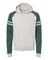 Oatmeal Heather/ Forest Green Heather