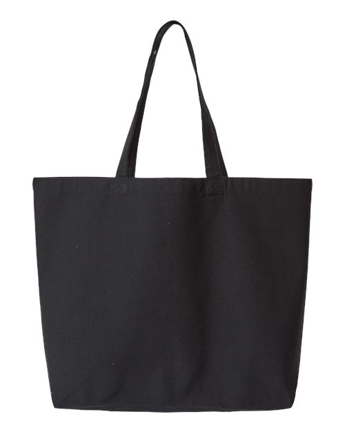OAD OAD108R — Jumbo Recycled Midweight Gusseted Canvas Tote