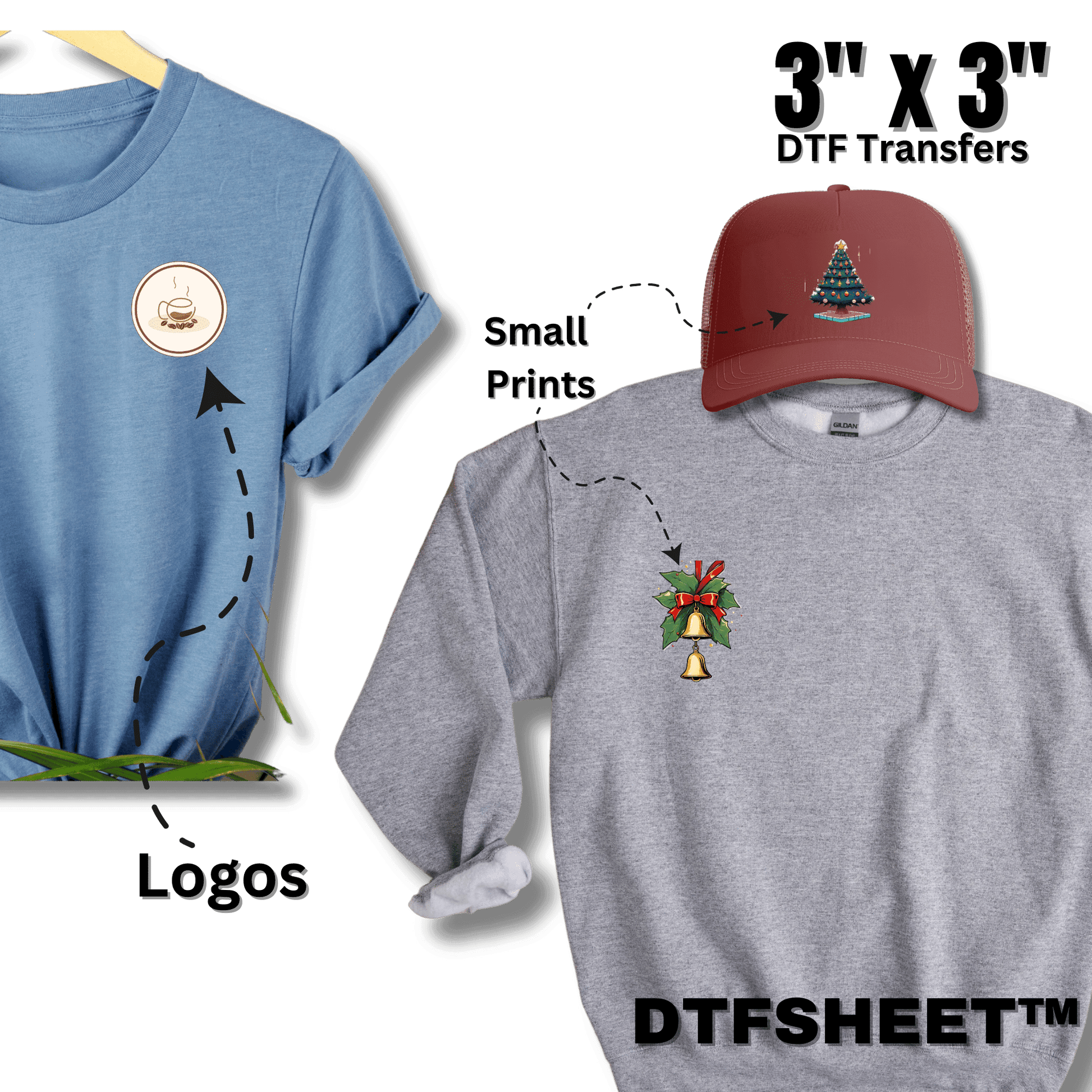 DTF Transfers by Size