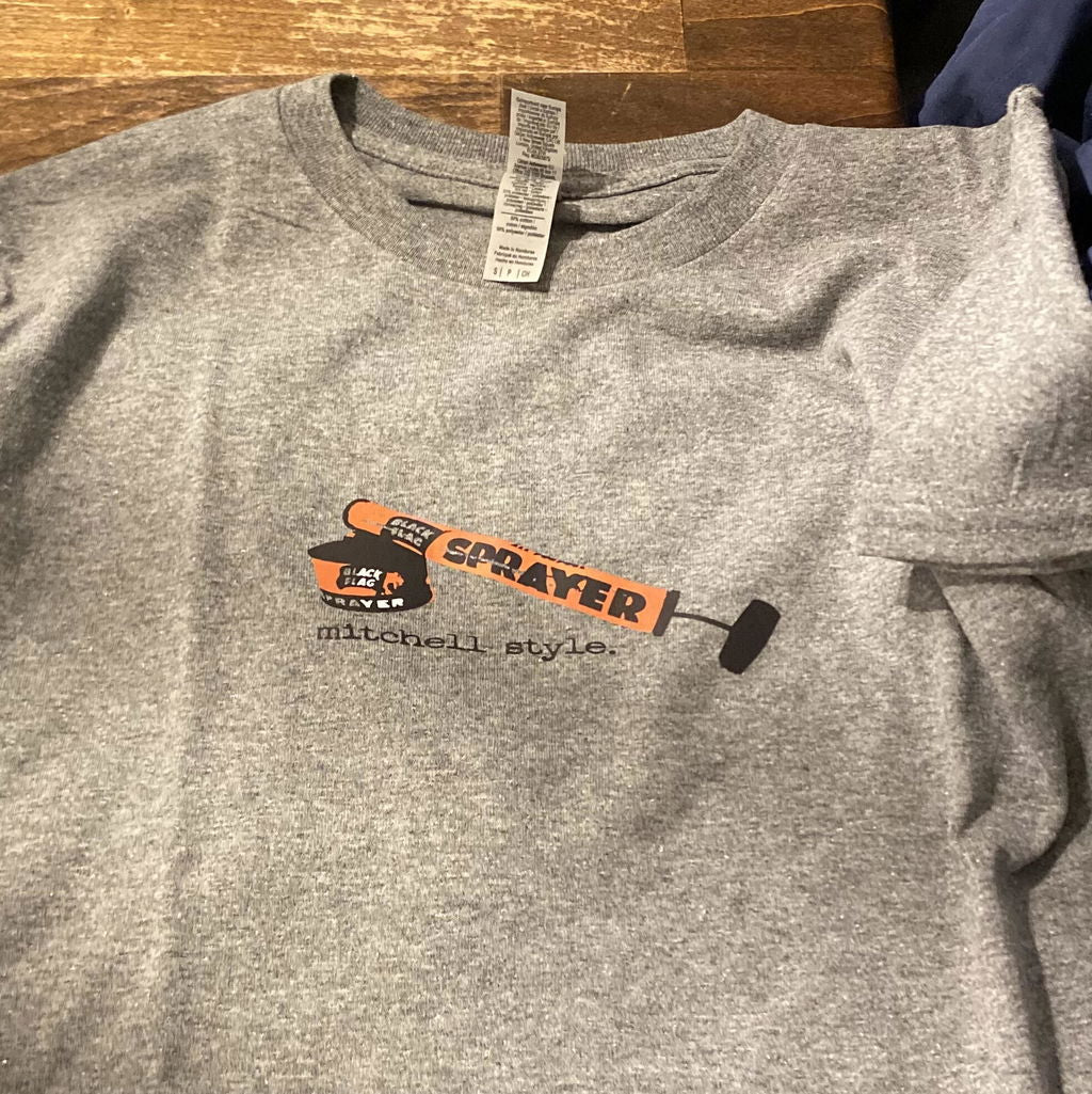 Customer business shirt made with a DTFSheet transfer
