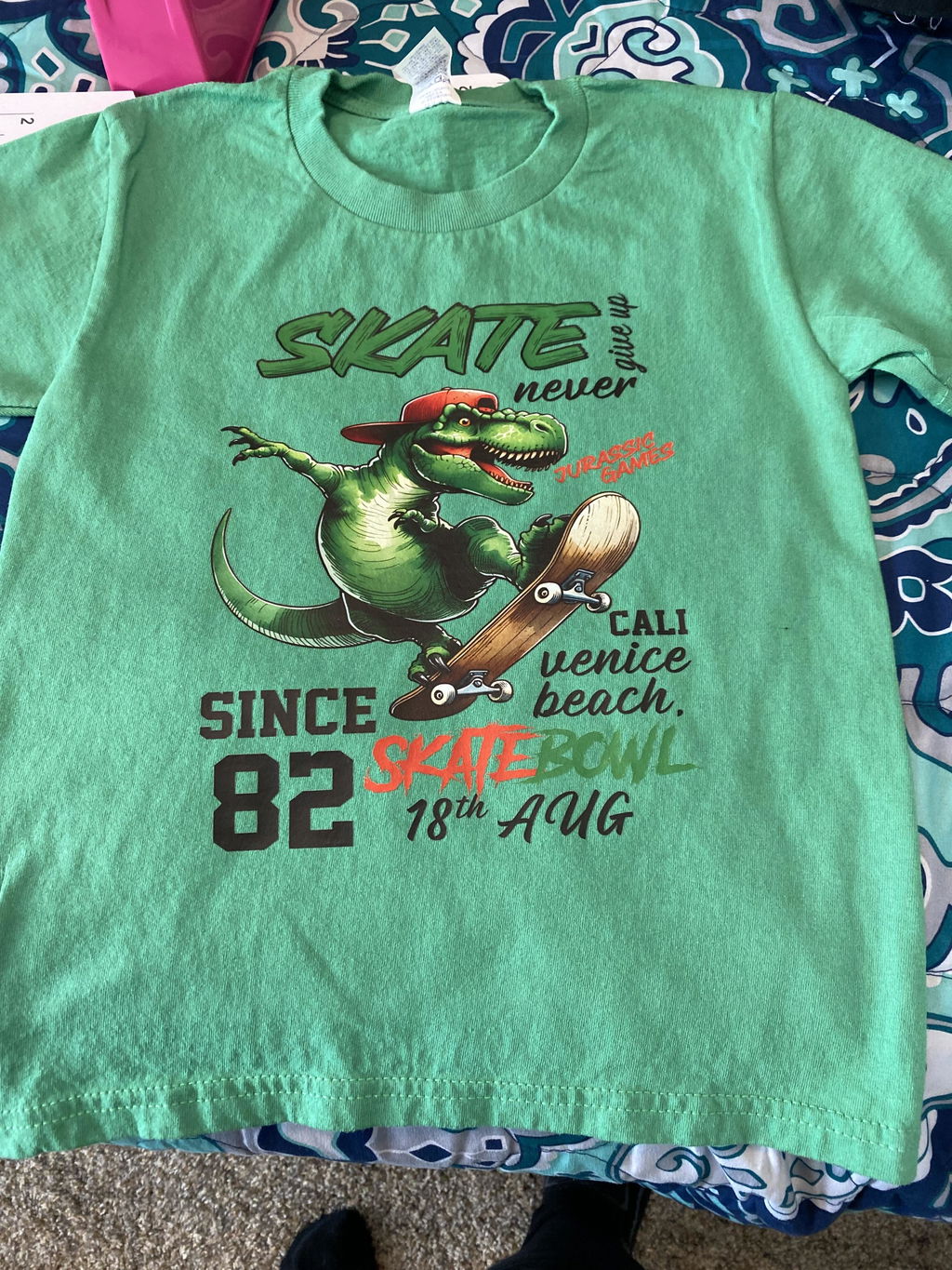 Second finished customer shirt from the same first order
